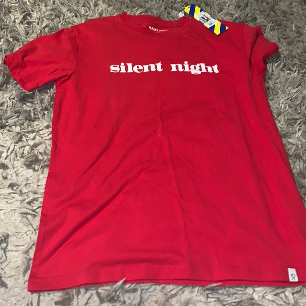 NWT Sleepy Jones Silent Night Christmas Top